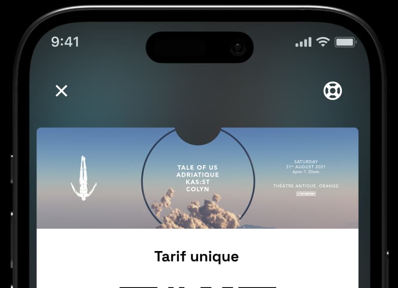 Shotgun tickets screen